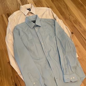 Express Mens Dress Shirts Slim Small